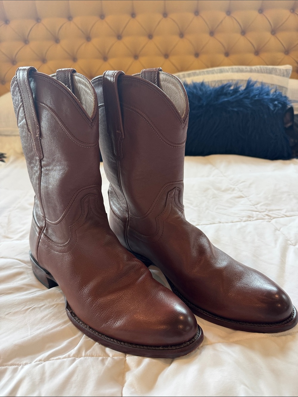 Tecovas “ The Earl “ Brown Leather Cowboy Boots